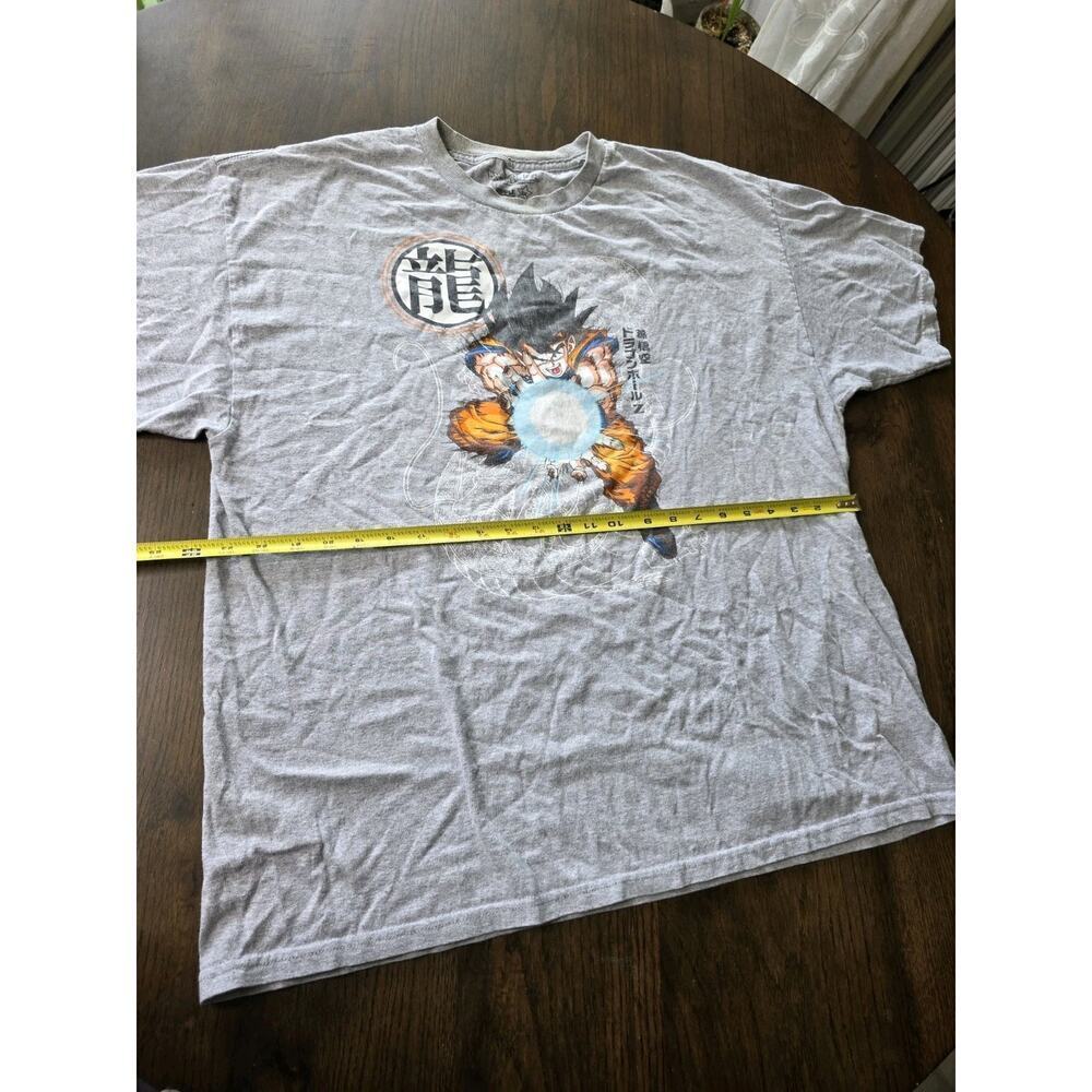 Dragon Ball Z Goku Kamehameha Graphic Tee Gray Adult 2XL Ripple Junction Fun - Picture 9 of 16